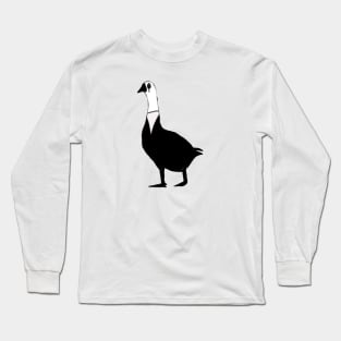 Undertale Gaster I as a Goose Long Sleeve T-Shirt